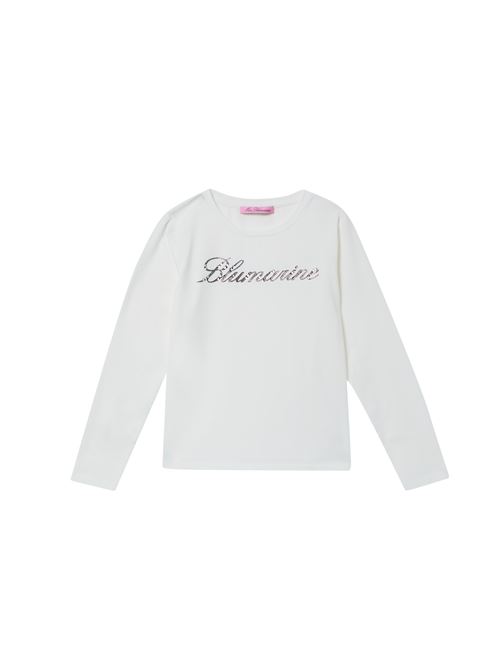 T-shirt, bambina, logata. MISS BLUMARINE | IF4139J0088N9969